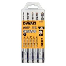 DeWALT DT60099 Extreme Impact Masonry Drill Bit 5 Piece Set DeWALT DT60099 Extreme Impact Masonry Drill Bit 5 Piece Set