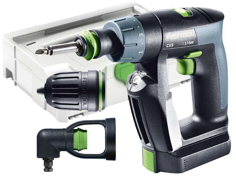 Festool 10.8v Cordless Drill Driver CXS Li Set