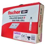 Fischer 90mm Collated Smooth Shank Nails & 2 Gas Fuel Cells Galv (Box of 2200) Fischer 90mm Collated Smooth Shank Nails & 2 Gas Fuel Cells Galv (Box of 2200)