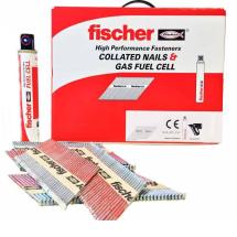 Fischer 51 x 2.8 Ring Stainless Steel Nails With Gas Qty 1100