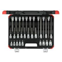 Gedore RED R68003030 1/2in Drive Hex Bit Socket 30 Piece Set Gedore RED R68003030 1/2in Drive Hex Bit Socket 30 Piece Set