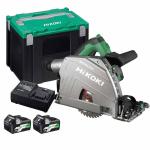 HiKOKI C3606DPAJVZ 36V MultiVolt Brushless Plunge Saw With 2x 4.0Ah/8.0Ah Batteries HiKOKI C3606DPAJVZ 36V MultiVolt Brushless Plunge Saw With 2x 4.0Ah/8.0Ah Batteries