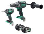 HiKOKI KC18DPLJAZ 18V Brushless Combi Drill & Impact Driver With 2 x 2.5Ah/5.0Ah MultiVolt Batteries HiKOKI KC18DPLJAZ 18V Brushless Combi Drill & Impact Driver With 2 x 2.5Ah/5.0Ah MultiVolt Batteries