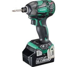 HiKOKI WH18DBDL2 18V Brushless Impact Driver With 2 x 6.0Ah Batteries