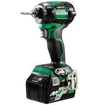 HiKOKI WH36DC 36V Multi Volt 215Nm Triple Hammer Impact Driver With 2x 2.5Ah/5.0Ah Batteries