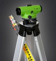 Imex LAR32 Auto Dumpy Level 32x Zoom Tripod and 5m staff