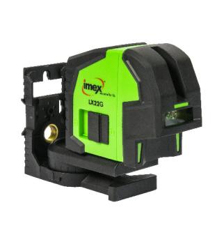 Imex LX22G Green Beam Cross Line Laser with Plumb Stop