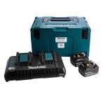 Makita 98C430 18 V Power Source Kit in MakPac Carry Case-Blue Makita 98C430 18 V Power Source Kit in MakPac Carry Case-Blue