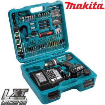 Makita DHP453SFTK 18V LXT Combi Drill with 101 Piece Accessory Set