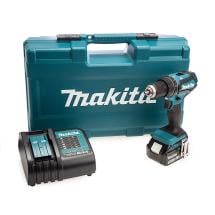 Makita DHP485STX5 18V LXT Combi Drill With 1 x 5.0Ah Battery & 101 Piece Accessory Set