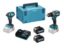 Makita DK0176G205 40max XGT Combi Drill & Impact Driver Kit