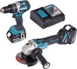 Makita DLX2210TJ1 18 Volt LXT 2 Piece Brushless Combo Kit Makita DLX2210TJ1 18 Volt LXT 2 Piece Brushless Combo Kit