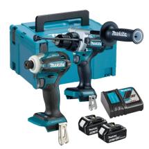 Makita DLX2455TJ 18V LXT Brushless 2 Piece Kit With 2x 5.0Ah Batteries