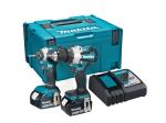 Makita DLX2507TJ 18V LXT Brushless Twin Kit With 2x 5Ah Batteries Makita DLX2507TJ 18V LXT Brushless Twin Kit With 2x 5Ah Batteries