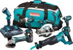 Makita DLX6072PT 18v 6 Piece Combo Kit LXT with X 5.0ah Batteries Makita DLX6072PT 18v 6 Piece Combo Kit LXT with X 5.0ah Batteries