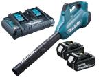 Makita DUB362PG2 18Vx2 Brushless Blower With 2 x 6ah Batteries & Twin Charger Makita DUB362PG2 18Vx2 Brushless Blower With 2 x 6ah Batteries & Twin Charger