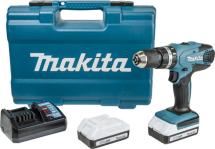 Makita HP457DWE10 18v Combi Drill Li-ion with 2 Batteries