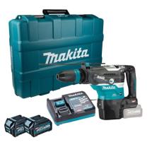 Makita HM005GD202 40Vmax XGT SDS MAX Rotary Demolition Hammer Kit With 2x 2.5Ah Batteries