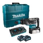 Makita HM002GD203 Twin 40Vmax XGT SDS MAX Demolition Hammer Kit With 2x 2.5Ah Batteries Makita HM002GD203 Twin 40Vmax XGT SDS MAX Demolition Hammer Kit With 2x 2.5Ah Batteries