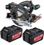 Metabo KS 18 LTX 57 Circular Saw With 2 x 5.2Ah 18V Batteries In MetaBOX Metabo KS 18 LTX 57 Circular Saw With 2 x 5.2Ah 18V Batteries In MetaBOX