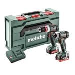 Metabo PowerMaxx Combo Set 2.7.4 12V Combi Drill & Impact Driver With 1x 2.0Ah & 1x 4.0Ah Battery Metabo PowerMaxx Combo Set 2.7.4 12V Combi Drill & Impact Driver With 1x 2.0Ah & 1x 4.0Ah Battery