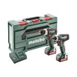 Metabo 12V Powermaxx Twin Pack With 2x 2.0Ah Batteries In metaBOX Metabo 12V Powermaxx Twin Pack With 2x 2.0Ah Batteries In metaBOX