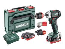 Metabo PowerMaxx BS 12 BL Q Pro Pack 12V Drill Driver Kit With 2x 4Ah Batteries