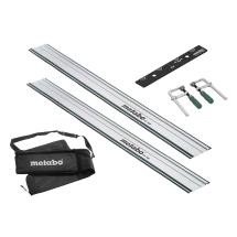 Metabo Plunge Saw Guide Rail Kit 2 x Guide Rails, Joining Bar, Bag & Clamps