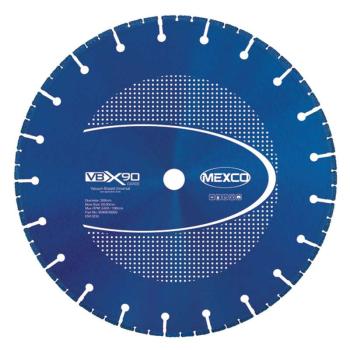 Mexco 115Mm Vacuum Brazed Blade Multi-Use X90 Grade 22.23Mm Bore Diamond Blade