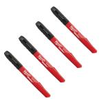 Milwaukee 48223154 INKZALL Fine Tip Markers 4 Pack Milwaukee 48223154 INKZALL Fine Tip Markers 4 Pack