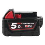 Milwaukee M18B5 M18 5.0Ah Red Lithium-Ion Battery Milwaukee M18B5 M18 5.0Ah Red Lithium-Ion Battery