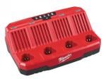 Milwaukee M12C4 M12 4 Bay Charger 230V Milwaukee M12C4 M12 4 Bay Charger 230V