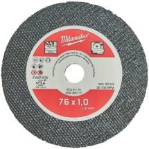 Milwaukee 4932464717 SCS41 76mm Thin Metal Cutting Disc Milwaukee 4932464717 SCS41 76mm Thin Metal Cutting Disc