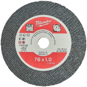 Milwaukee 4932464717 SCS41 76mm Thin Metal Cutting Disc Milwaukee 4932464717 SCS41 76mm Thin Metal Cutting Disc