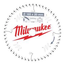Milwaukee 4932471296 165mm 52T Aluminium Cutting Circular Saw Blade