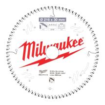 Milwaukee 216mm 80T Aluminium Cutting Mitre Saw Blade