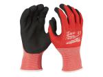 Milwaukee 4932471418 Cut Level 1 Dipped Gloves Size XL / 10 Milwaukee 4932471418 Cut Level 1 Dipped Gloves Size XL / 10