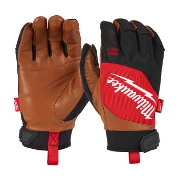 Milwaukee 4932471912 Hybird Leather Gloves Size 8/M Milwaukee 4932471912 Hybird Leather Gloves Size 8/M