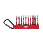 Milwaukee 4932480941 Shockwave Carabiner Screwdriver Bit 10 Piece Set Milwaukee 4932480941 Shockwave Carabiner Screwdriver Bit 10 Piece Set
