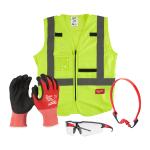 Milwaukee Construction PPE Kit Size Large Milwaukee Construction PPE Kit Size Large
