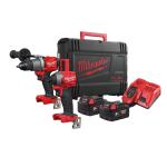 Milwaukee M18FPP2A2-502X M18 FUEL Twin Kit With 2 x 5.0Ah Batteries Milwaukee M18FPP2A2-502X M18 FUEL Twin Kit With 2 x 5.0Ah Batteries