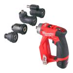 Milwaukee M12FDDXKIT-202X M12 FUEL 4in1 Drill Driver With 2x 2.0Ah Batteries Milwaukee M12FDDXKIT-202X M12 FUEL 4in1 Drill Driver With 2x 2.0Ah Batteries