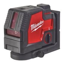 Milwaukee L4 CLLP-301C REDLITHIUM-USB Green Cross Line Laser With Plumb Points