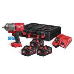 Milwaukee M18ONEFHIWF12-553P One Key Fuel 1/2in Impact Wrench Kit Milwaukee M18ONEFHIWF12-553P One Key Fuel 1/2in Impact Wrench Kit