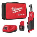 Milwaukee M12FHIR38-201B M12 FUEL High 3/8" Speed Ratchet With 1x 2Ah Battery Milwaukee M12FHIR38-201B M12 FUEL High 3/8" Speed Ratchet With 1x 2Ah Battery