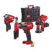 Milwaukee M18FPP3N2-524P Fuel M12 & M18 3 Piece Tool Kit In Packout Case Milwaukee M18FPP3N2-524P Fuel M12 & M18 3 Piece Tool Kit In Packout Case
