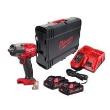 Milwaukee FUEL M18FMTIW2F12-302X 18V 1/2inch Impact Wrench With 2 x 3ah Batteries