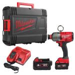 Milwaukee M18 ONEFHIWH716-502X FUEL ONE-KEY 18V 7/16" High Torque Impact Wrench 2x 5.0Ah Batteries Milwaukee M18 ONEFHIWH716-502X FUEL ONE-KEY 18V 7/16" High Torque Impact Wrench 2x 5.0Ah Batteries
