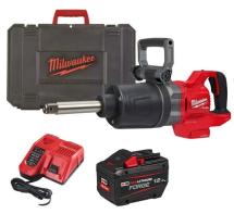 Milwaukee M18 ONEFHIWF1D-121C 18V Fuel One-Key D-Handled 1inch Impact Wrench With 1x 12.0Ah Forge Batte Milwaukee M18 ONEFHIWF1D-121C 18V Fuel One-Key D-Handled 1inch Impact Wrench With 1x 12.0Ah Forge Batte