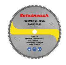Rotabroach RAPB355SS 355mm Cermet Tipped Stainless Steel Cutting Blade